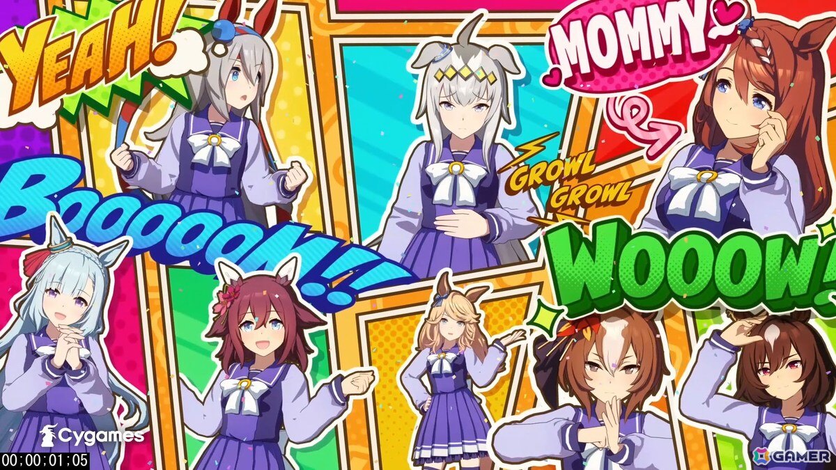 「ウマ娘」の新CM「Shake The World!!」篇が放送開始！アメコミ風タッチのウマ娘たちの愉快な様子とかわいらしい楽曲にも注目の画像2