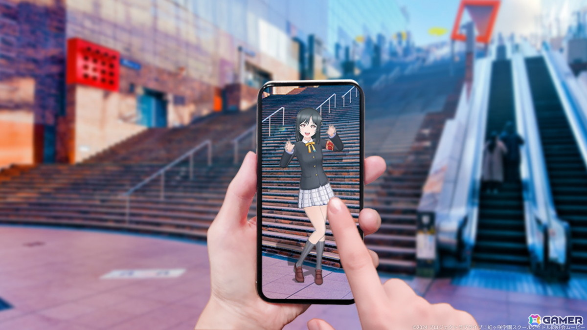 「ラブライブ!虹ヶ咲学園スクールアイドル同好会」日本航空主催のコラボ企画にアプリ「ホロモデル」が採用―ロケ地周遊をARで楽しめるの画像