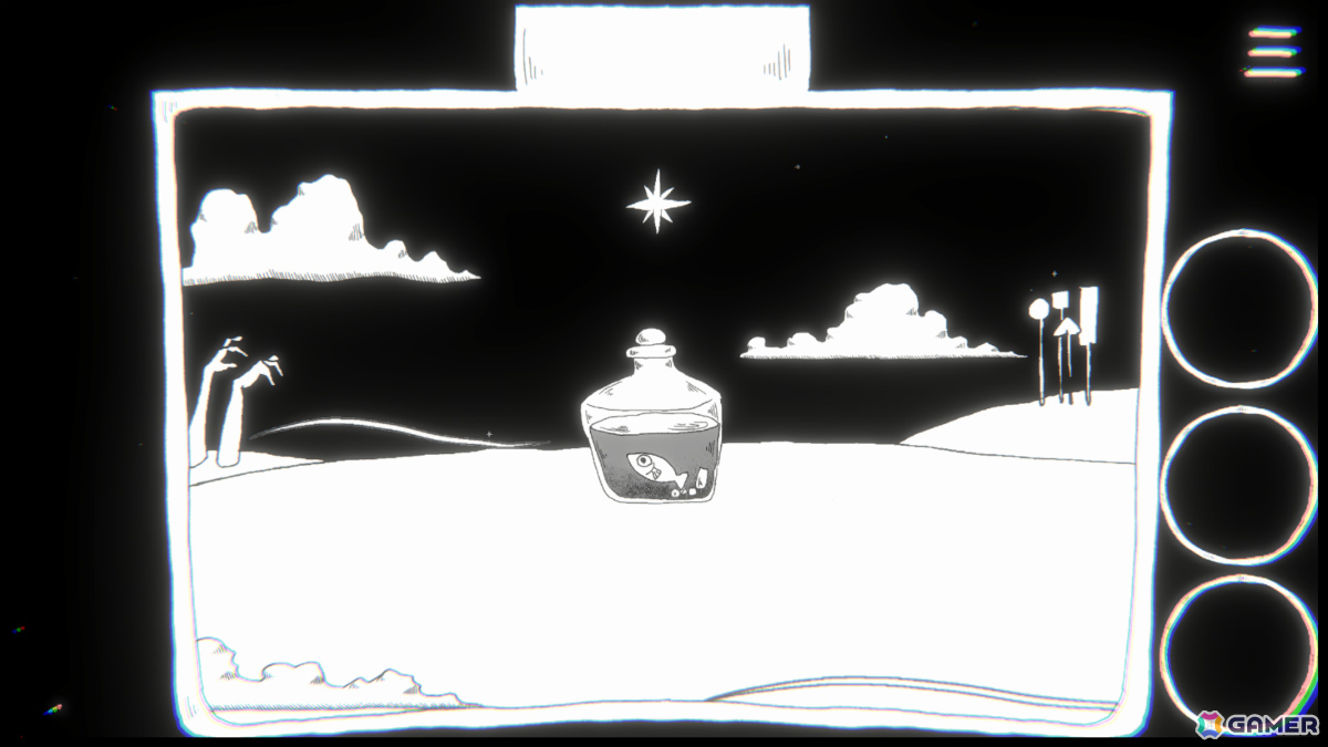 幻想的な砂漠でサカナの望みを叶えるポイント＆クリックパズルADV「瓶の中のサカナのために」のSteamページが公開の画像