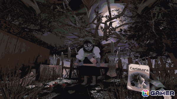 短編ホラーADV「CARIMARA: Beneath the Forlorn Limbs」が配信――奇妙な住民たちとカードで交流し真実を暴けの画像