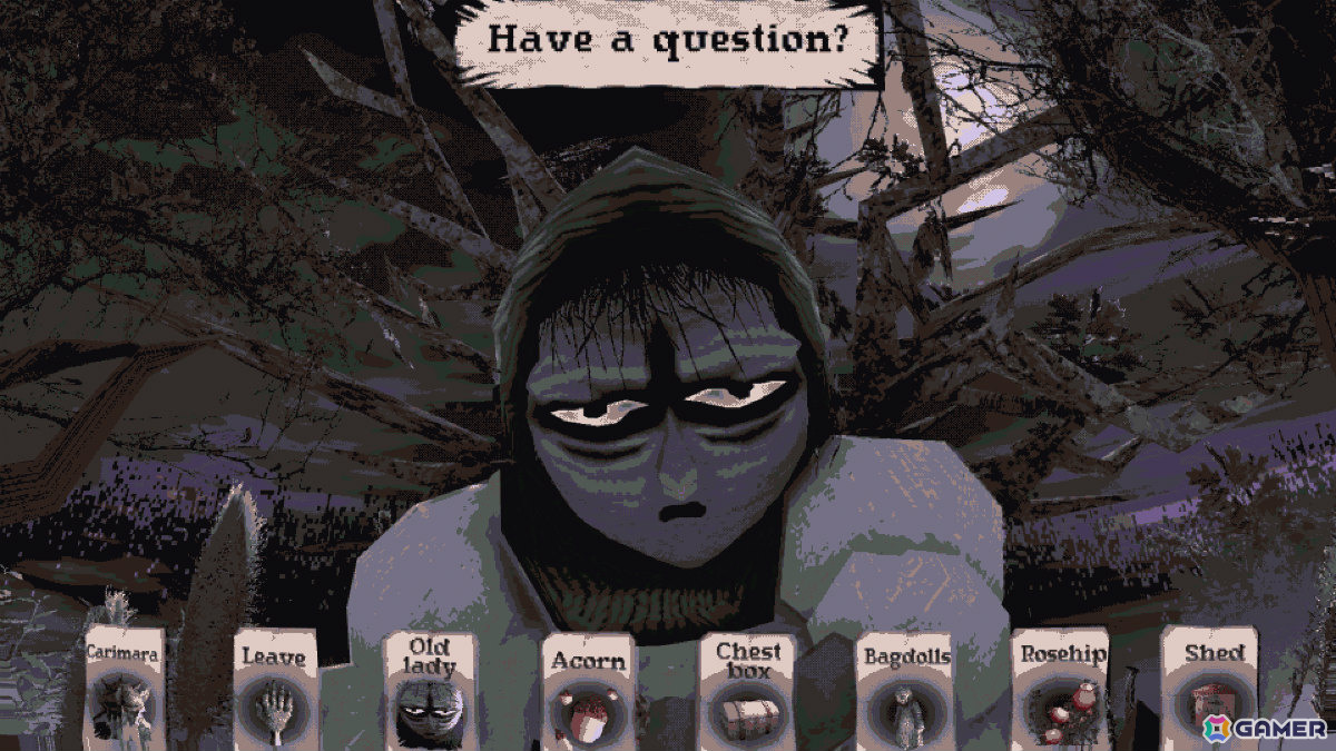 短編ホラーADV「CARIMARA: Beneath the Forlorn Limbs」が配信――奇妙な住民たちとカードで交流し真実を暴けの画像