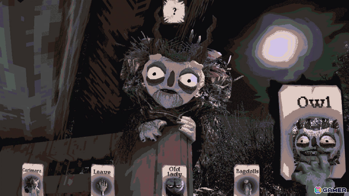 短編ホラーADV「CARIMARA: Beneath the Forlorn Limbs」が配信――奇妙な住民たちとカードで交流し真実を暴けの画像6