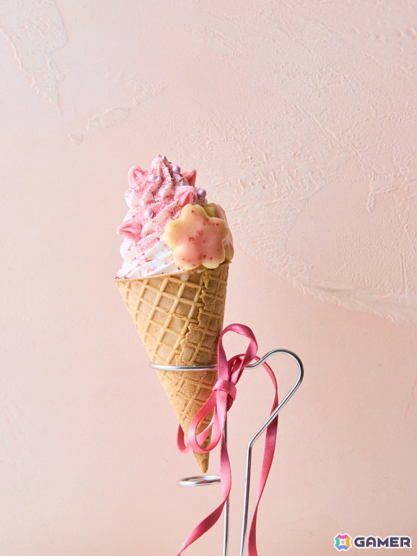 桜のソフトクリーム