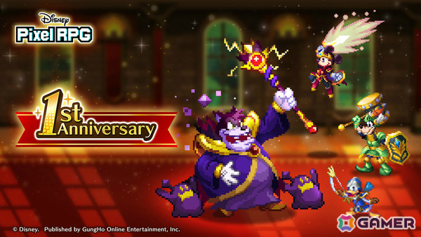 「ディズニー ピクセルRPG」1周年記念イベントが開催！ミッキー、ドナルドが新要素・スタイルや特別演出を備えたEXキャラクターとしてガチャに登場の画像1