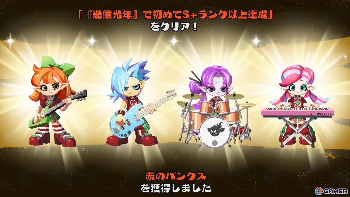 条件達成で個別のアイテムや衣装一式をゲット