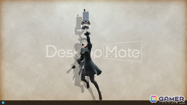 Desktop Mate DLC「NieR:Automata ヨルハ二号B型」がリリース！原作さながらの演出で2Bらしい動きを再現の画像3