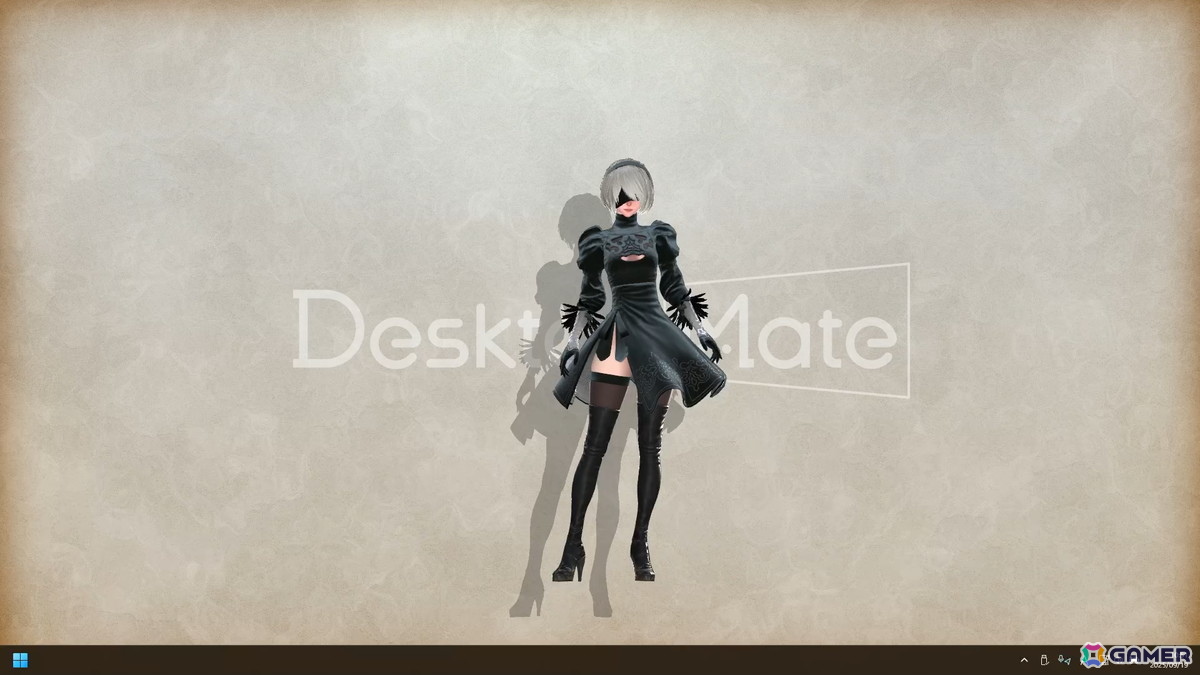 Desktop Mate DLC「NieR:Automata ヨルハ二号B型」がリリース!原作さながらの演出で2Bらしい動きを再現の画像