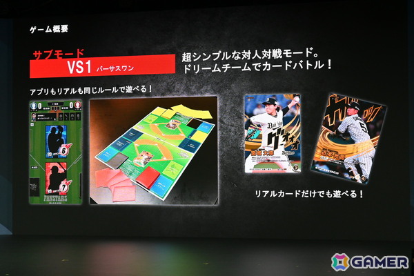 バンダイのプロ野球速報とカードゲームを掛け合わせたリアルタイム応援アプリ「プロ野球 ファンスターズリーグ」ローンチ発表会をレポート！の画像