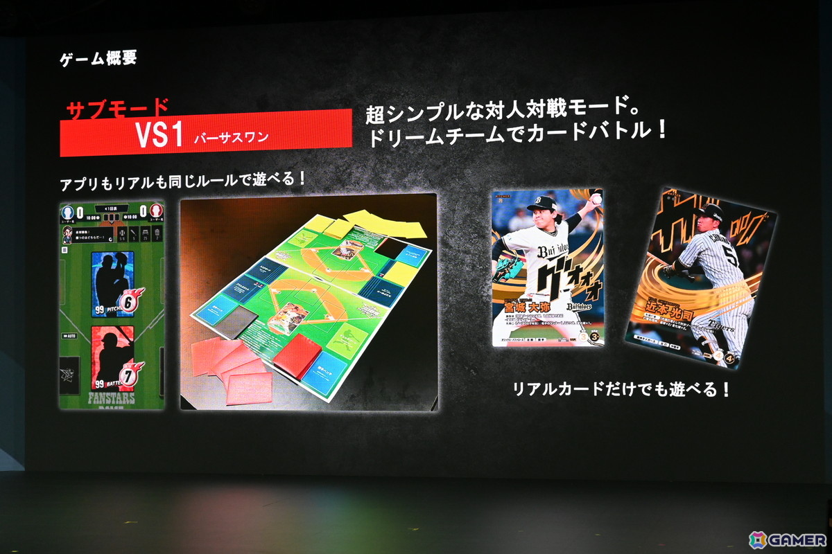 バンダイのプロ野球速報とカードゲームを掛け合わせたリアルタイム応援アプリ「プロ野球 ファンスターズリーグ」ローンチ発表会をレポート！の画像8
