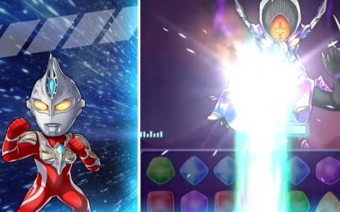 ウルトラヒーローと怪獣が集結するパズルゲーム「ウルトラマン パズルシュワッチ!!」の正式サービスが開始！