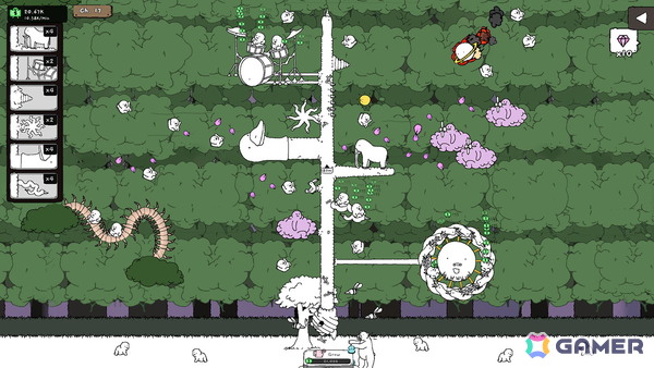 奇妙なグースの木を育成するクリッカーゲーム「ティングス・グース」の無料体験版が10月10日よりSteamで配信！の画像