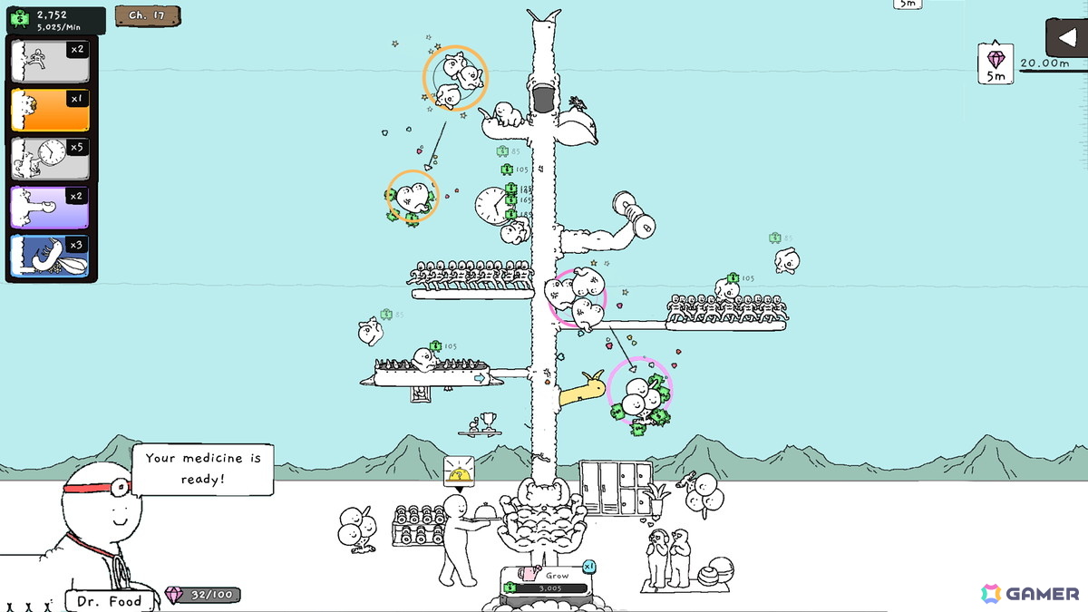 奇妙なグースの木を育成するクリッカーゲーム「ティングス・グース」の無料体験版が10月10日よりSteamで配信！の画像