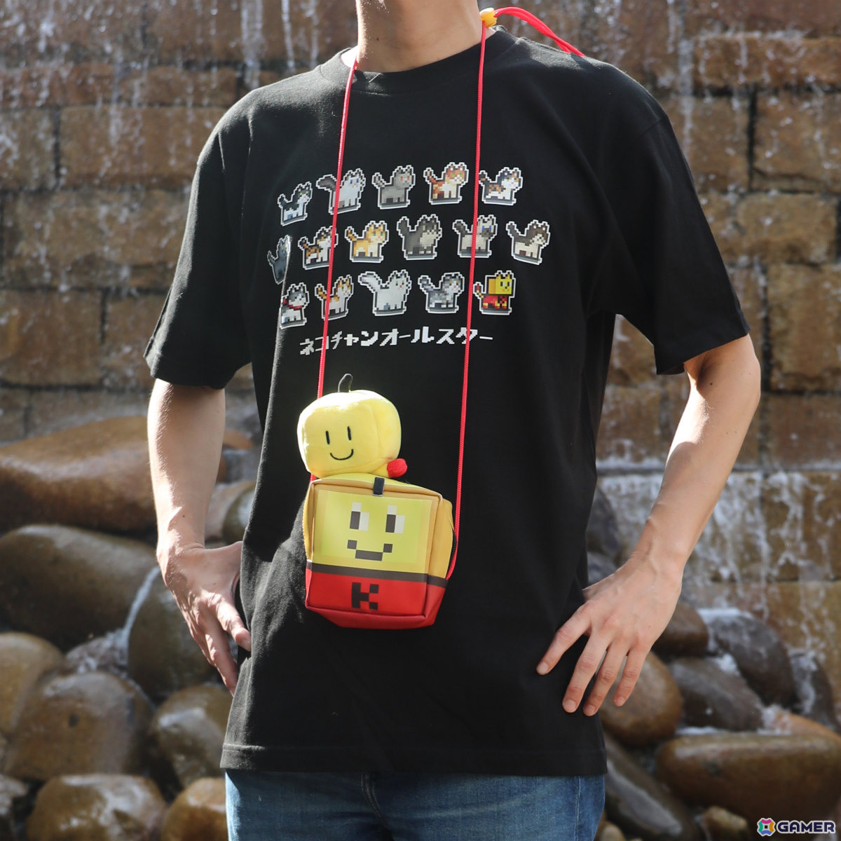 カイロソフトが第8回ぜんために出展!ネコチャンオールスターTシャツ、カイロくん首掛けポーチなどの新グッズを先行販売の画像