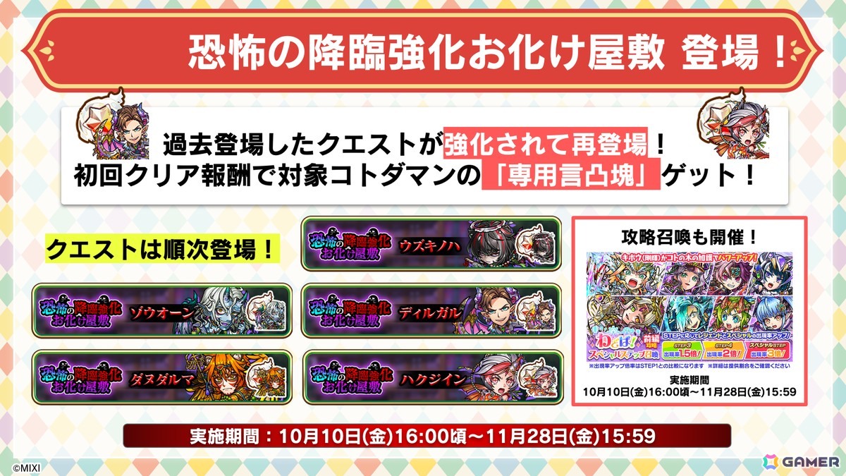 「コトダマン」7.5周年記念イベントが10月10日より開催!新グランドコトダマン「シヨウチヨウ(止揚の蝶)」が登場するグランドフェス召喚がスタートの画像