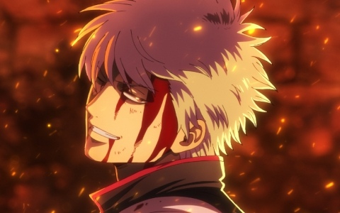 「新劇場版 銀魂 -吉原大炎上-」の公開日が2026年2月13日に決定！炎の中で笑みを浮かべる銀時の場面写真も解禁
