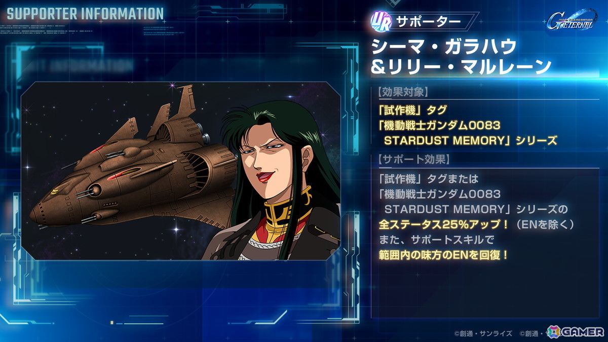 「ジージェネ エターナル」ストーリーイベント「機動戦士ガンダム0083 STARDUST MEMORY 第2弾」が開催！「ガンダム試作3号機（EX）」、UR「コウ・ウラキ」が登場の画像