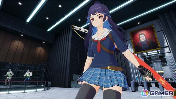 「ゼンシンマシンガール」特典として登場する「お姉チャンバラ」コラボ衣装のゲームプレイ映像が初公開！の画像
