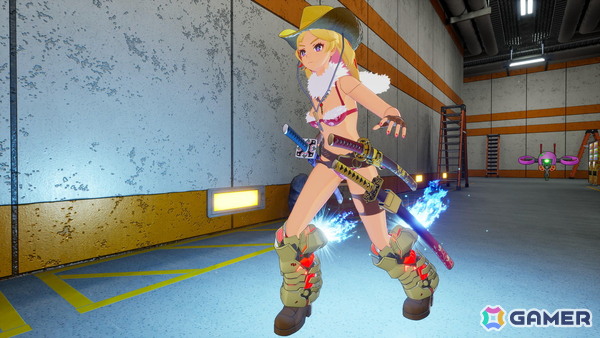 「ゼンシンマシンガール」特典として登場する「お姉チャンバラ」コラボ衣装のゲームプレイ映像が初公開！の画像