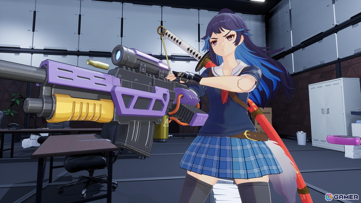 「ゼンシンマシンガール」特典として登場する「お姉チャンバラ」コラボ衣装のゲームプレイ映像が初公開！の画像12