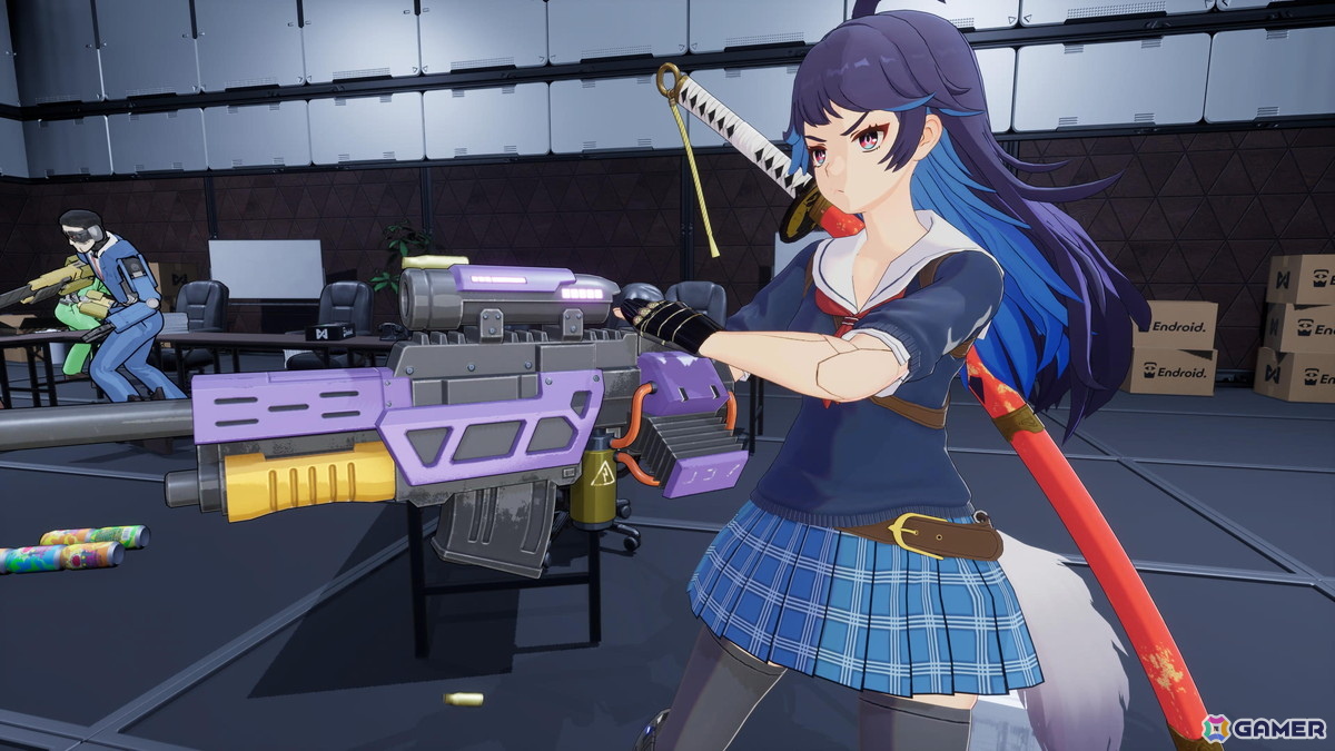 「ゼンシンマシンガール」特典として登場する「お姉チャンバラ」コラボ衣装のゲームプレイ映像が初公開！の画像14