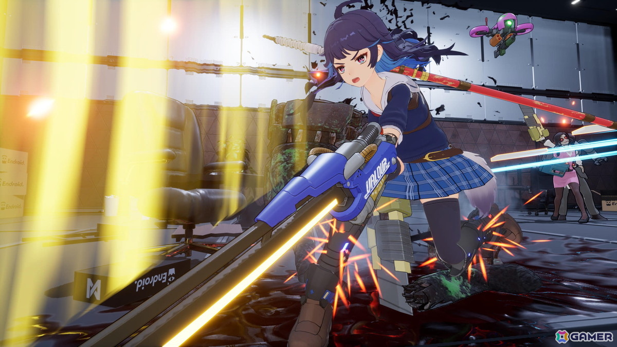 「ゼンシンマシンガール」特典として登場する「お姉チャンバラ」コラボ衣装のゲームプレイ映像が初公開！の画像16