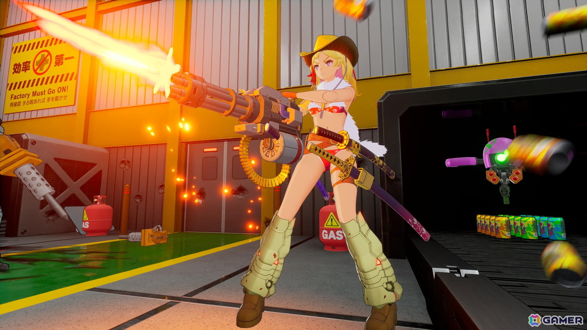 「ゼンシンマシンガール」特典として登場する「お姉チャンバラ」コラボ衣装のゲームプレイ映像が初公開！の画像6