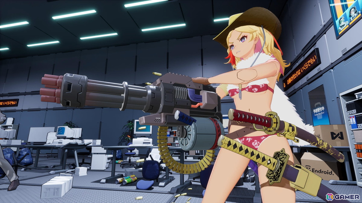 「ゼンシンマシンガール」特典として登場する「お姉チャンバラ」コラボ衣装のゲームプレイ映像が初公開！の画像7