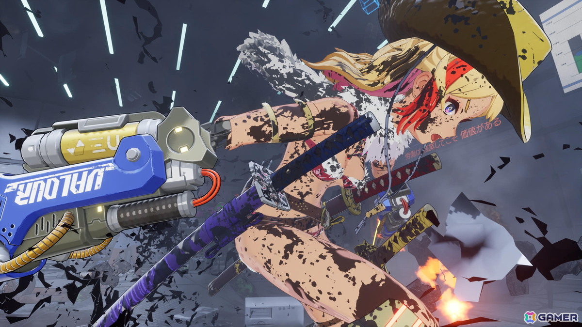 「ゼンシンマシンガール」特典として登場する「お姉チャンバラ」コラボ衣装のゲームプレイ映像が初公開！の画像