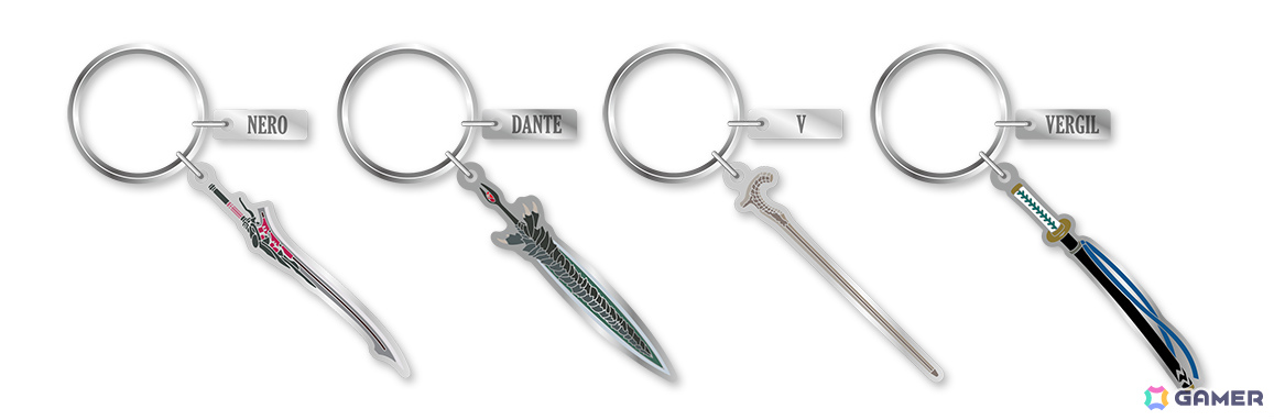 「デビル メイ クライ 5」オリジナルグッズがカプくじに登場！ダンテとバージルの愛らしいお座りぬいぐるみや武器メタルキーホルダーなどが賞品にの画像