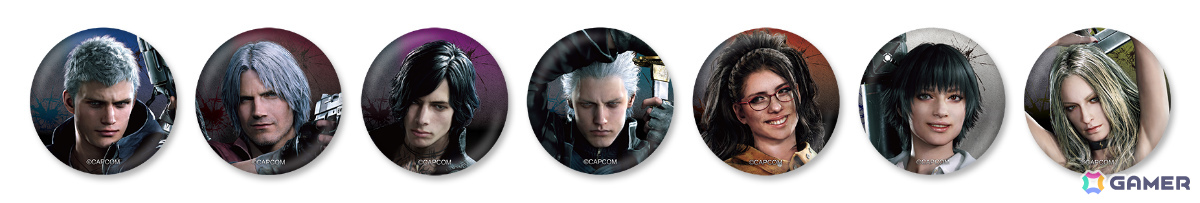 「デビル メイ クライ 5」オリジナルグッズがカプくじに登場！ダンテとバージルの愛らしいお座りぬいぐるみや武器メタルキーホルダーなどが賞品にの画像