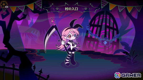 リズムアクションADV「ハローワンダーバンド」の無料体験版がSteamで配信！ポップでキュートなデザインのハロウィーンキャラたちがアニメーションで動き回るの画像2
