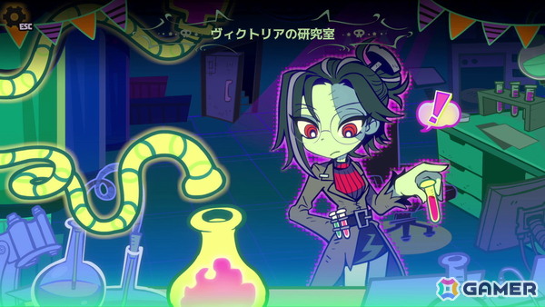 リズムアクションADV「ハローワンダーバンド」の無料体験版がSteamで配信！ポップでキュートなデザインのハロウィーンキャラたちがアニメーションで動き回るの画像