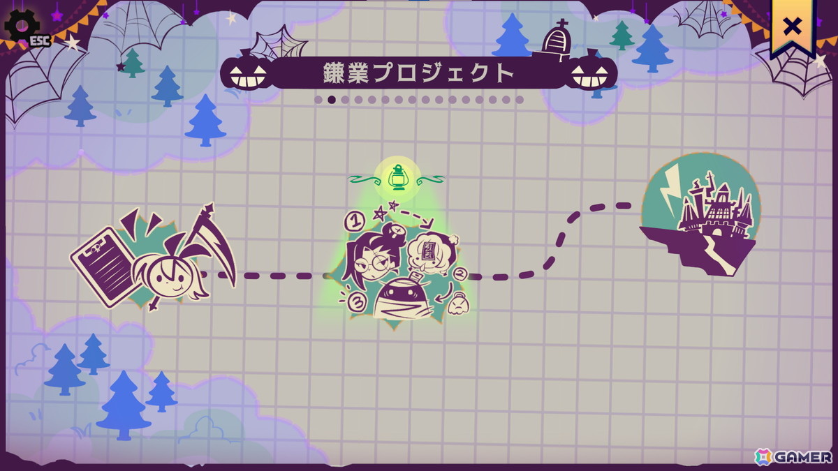 リズムアクションADV「ハローワンダーバンド」の無料体験版がSteamで配信！ポップでキュートなデザインのハロウィーンキャラたちがアニメーションで動き回るの画像14