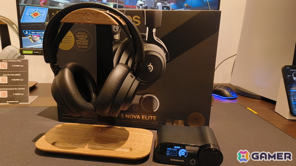 SteelSeriesの新たなフラグシップとなるヘッドセット「Arctis Nova Elite」を体験！世界初のHi-Resワイヤレス対応や高級感のあるデザインが特徴の画像22