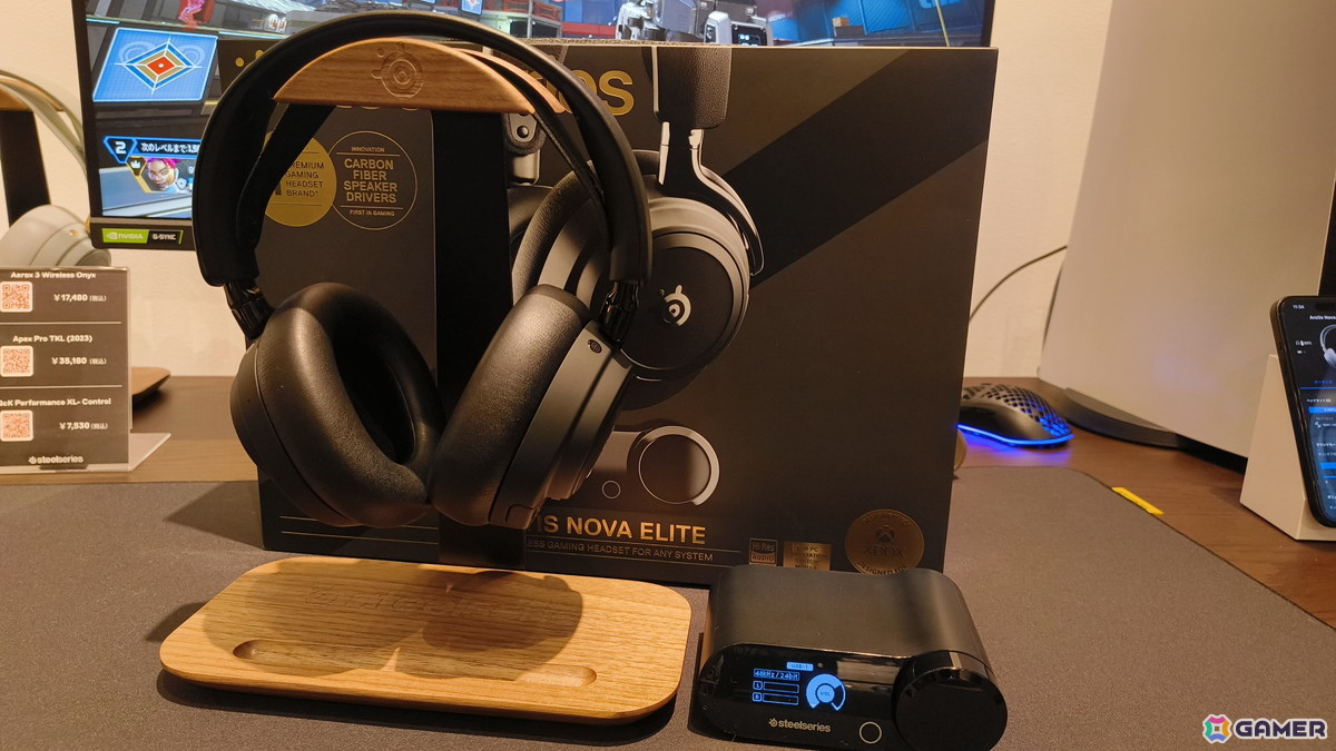 SteelSeriesの新たなフラグシップとなるヘッドセット「Arctis Nova Elite」を体験！世界初のHi-Resワイヤレス対応や高級感のあるデザインが特徴の画像