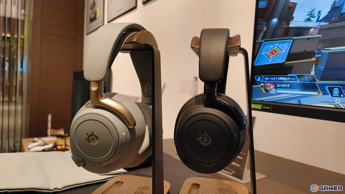 SteelSeriesの新たなフラグシップとなるヘッドセット「Arctis Nova Elite」を体験！世界初のHi-Resワイヤレス対応や高級感のあるデザインが特徴の画像