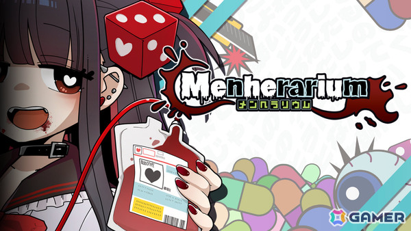 メンヘラちゃん（CV：夏吉ゆうこ）との血を賭けたチンチロゲームを生き延びるデッキ構築ローグライト「メンヘラリウム」体験版が10月11日に配信！の画像1