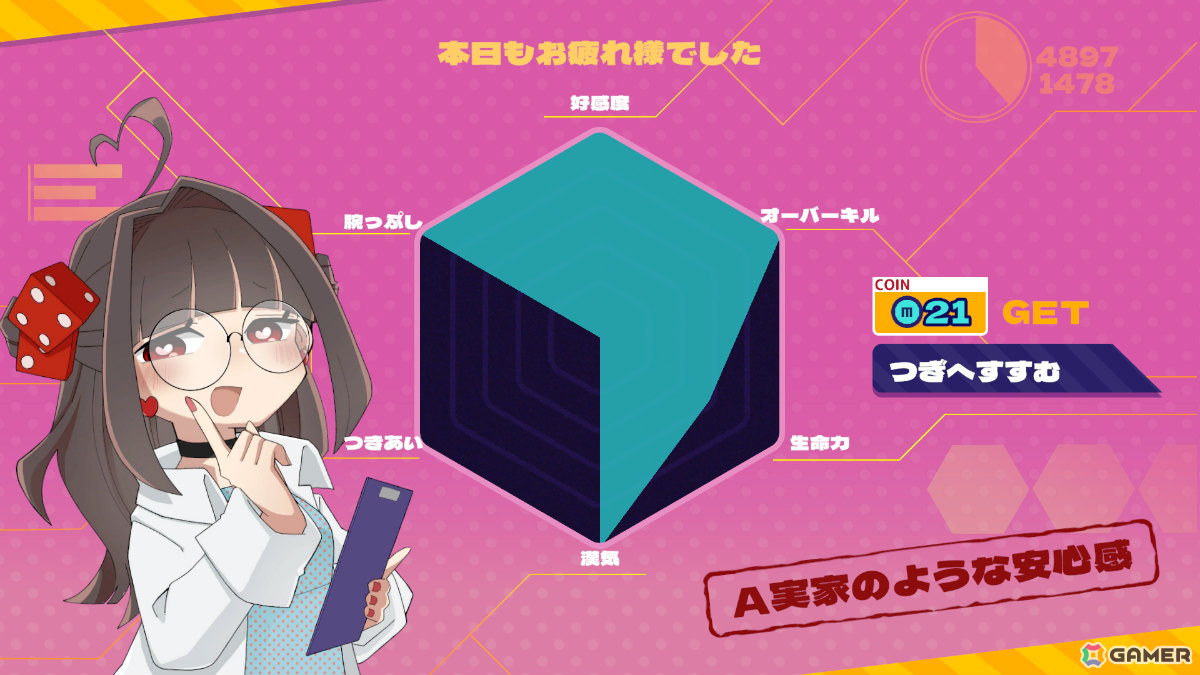 あなたの頑張りをメンヘラちゃんが評価してくれます