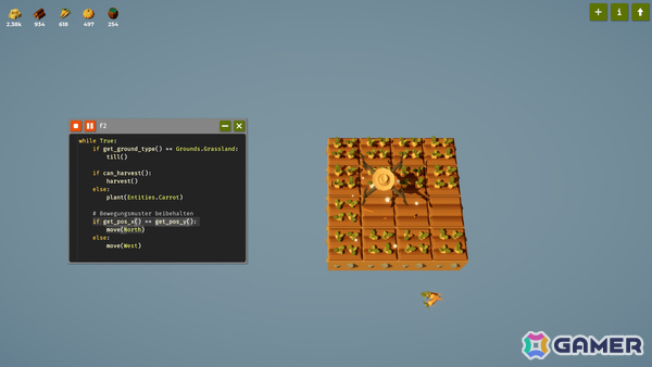 Steamで“圧倒的に好評”のプログラミング農業パズル「農家は Replace（） されました」が正式リリース！の画像