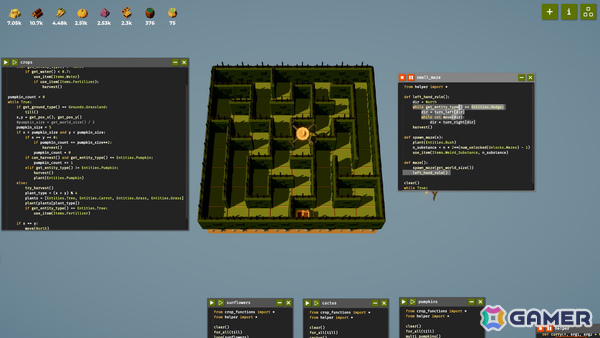 Steamで“圧倒的に好評”のプログラミング農業パズル「農家は Replace（） されました」が正式リリース！の画像