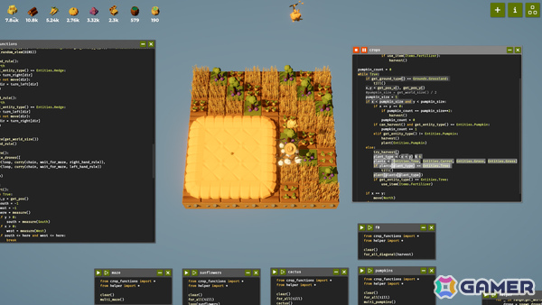 Steamで“圧倒的に好評”のプログラミング農業パズル「農家は Replace（） されました」が正式リリース！の画像