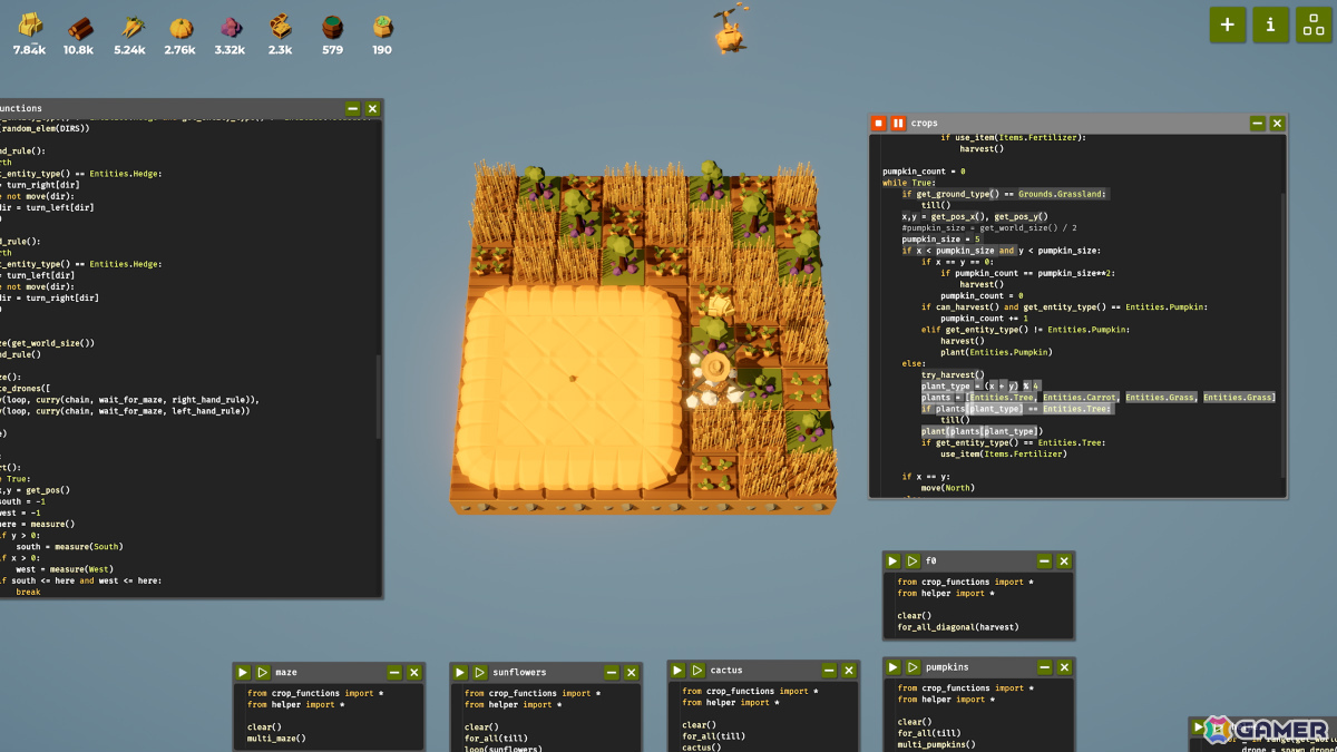 Steamで“圧倒的に好評”のプログラミング農業パズル「農家は Replace（） されました」が正式リリース！の画像8