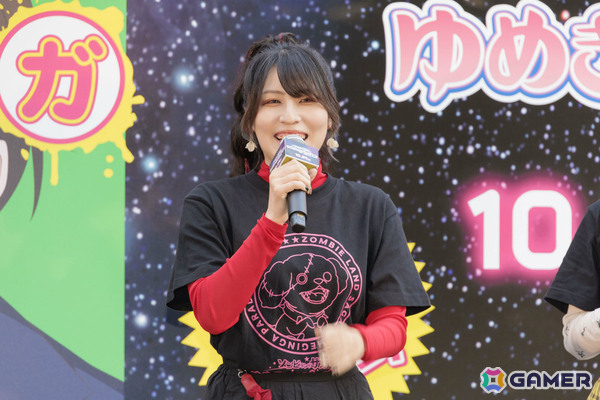 劇場版「ゾンビランドサガ ゆめぎんがパラダイス」が東京タワーを占拠！本渡楓さん、田野アサミさん、種田梨沙さんらキャストが登壇したアドトラック出発式のレポートが公開の画像6