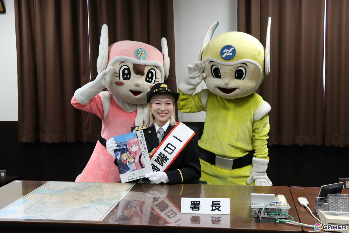アニメ「ぼっち・ざ・ろっく!」後藤ひとり役・青山吉能さんが金沢警察署の一日警察署長に就任!公式レポートが到着の画像