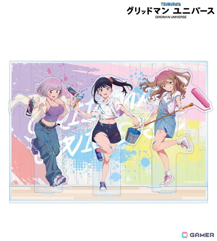 「グリッドマン ユニバース」の描き下ろし ペインタースタイルver. トレーディングブロマイドなどがAMNIBUSで登場!の画像