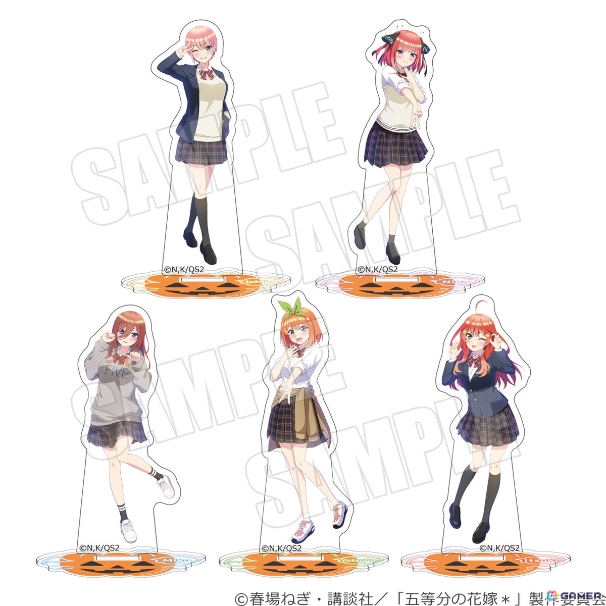 TVスペシャルアニメ「五等分の花嫁*」~Trick or Heart~ポップアップイベントが開催決定!ハロウィンを楽しむ五つ子が描き下ろしで登場の画像