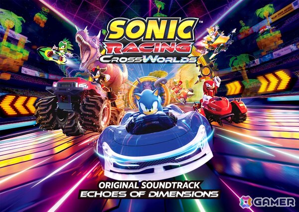 「ソニックレーシング クロスワールド」のオリジナルサウンドトラックCDが11月26日に発売！メインテーマを含む、ゲーム中のBGMやジングルなど全200曲以上を収録の画像1