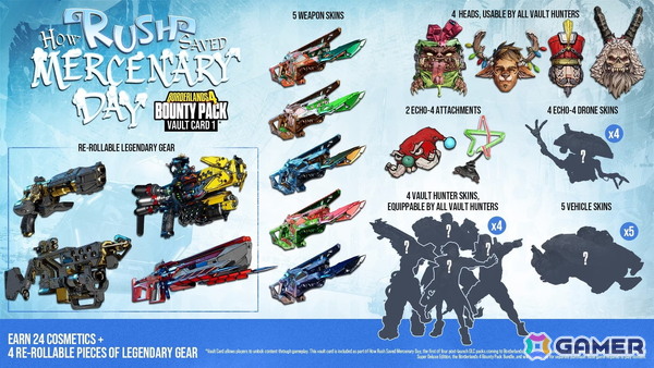 「ボーダーランズ4」有料DLCストーリーコンテンツ「ラッシュの傭兵記念日物語」やイベント「カイロスでホラー体験！」など追加コンテンツの詳細が公開に！の画像2