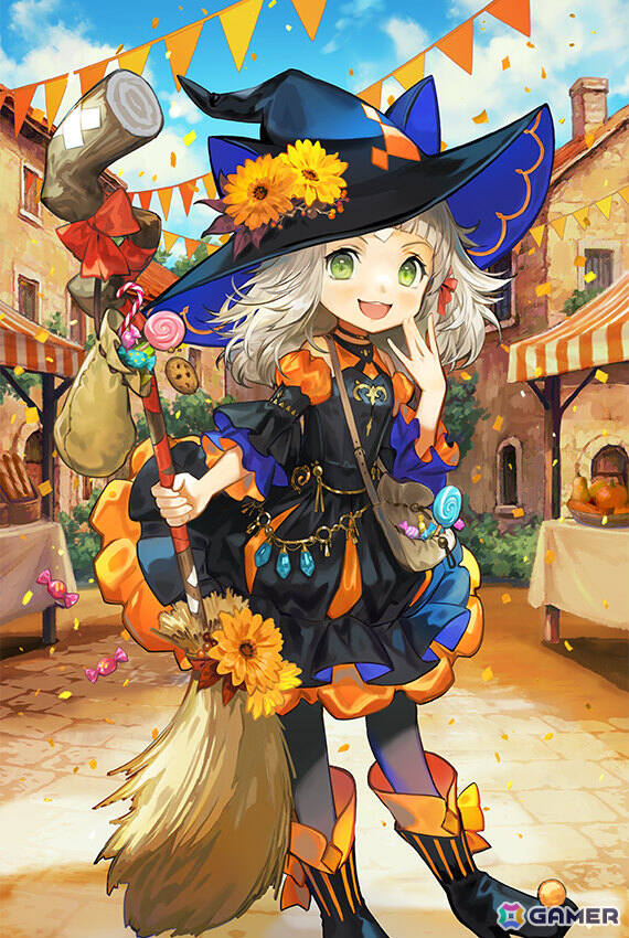 「チェンクロ」魔女の仮装をしたガブリエラ（CV：三森すずこ）が支援フェスに登場！踏破型イベント「魔女っ娘と騎士の旅」で活躍の画像2