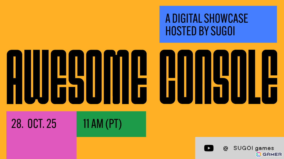 コンソール向けインディーゲームに特化したショーケース「Awesome Console」が10月29日3時よりYouTubeで放送!の画像